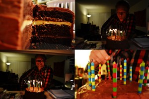 Matt was born! I made a cake! Hooray!